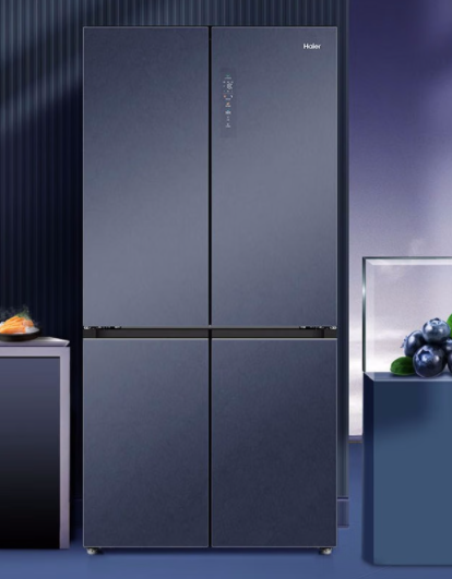 海尔（Haier）冰箱606升十字对开门大容量一级能效风冷无霜全空间保鲜商用电冰箱BCD-606WGHTD14BRU1