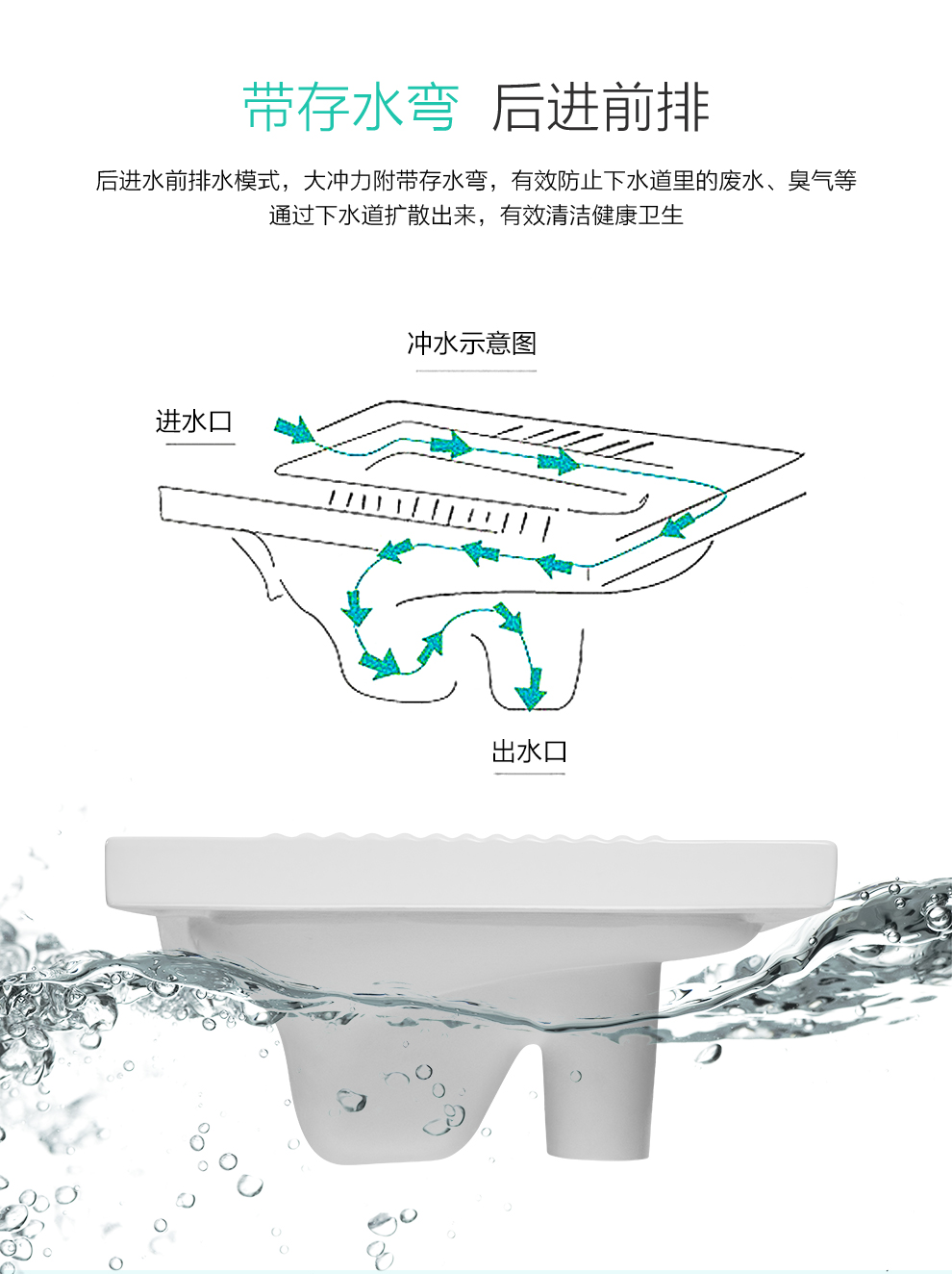 蹲厕水管图解图片