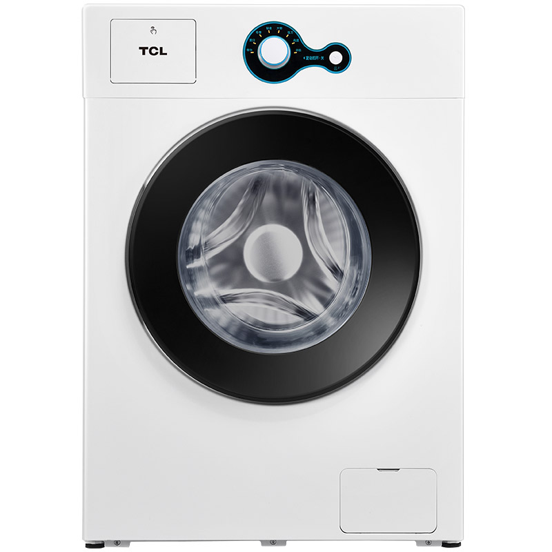 TCL8公斤容量洗衣机 全自动滚筒洗衣机  定频单洗 一级能效 一键式滚筒 TG-V80芭蕾白