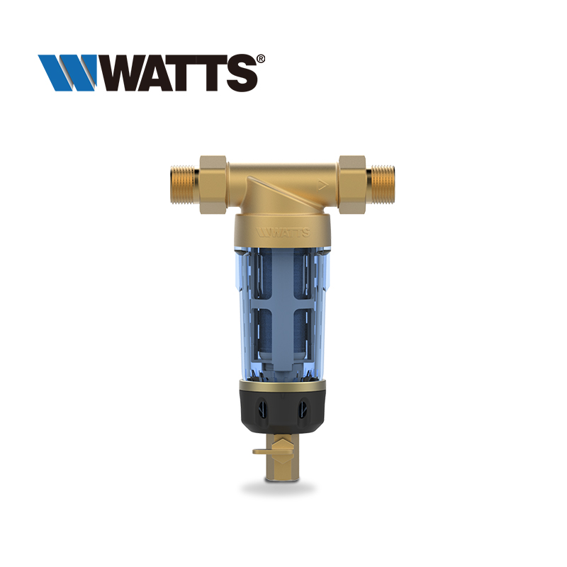 WMC20-P06美国沃茨家用前置过滤器净水器免换芯40微米反冲洗全屋净化净水机