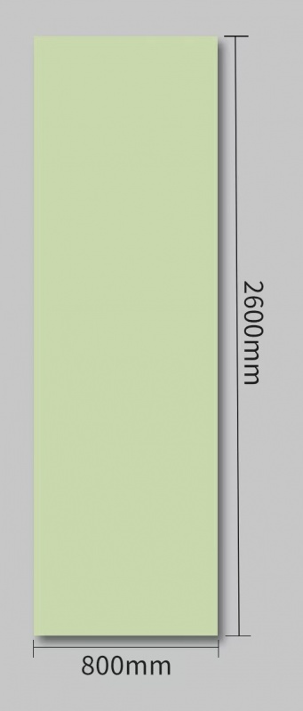 乔亿家岩板 GL826HQ905B护墙板素色-果绿 800*2600*9mm 丝滑釉