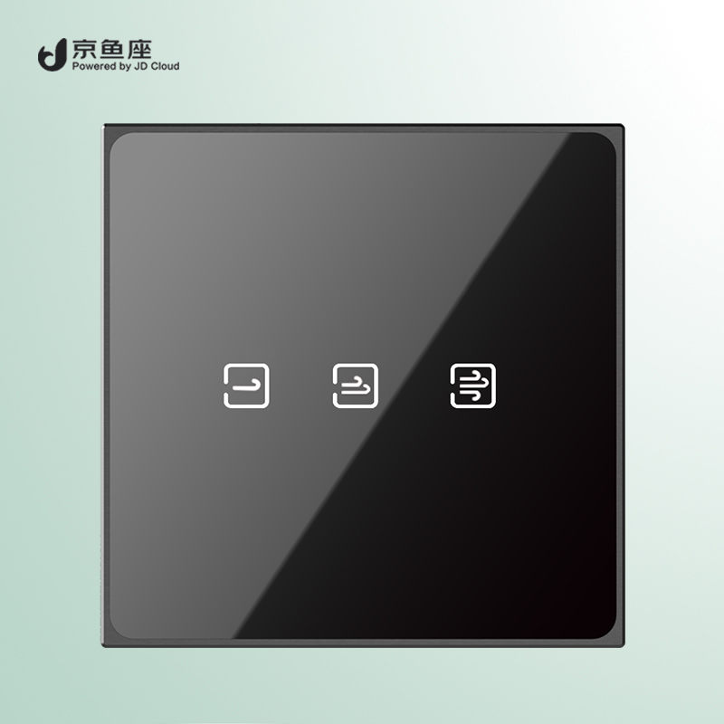 【京鱼座】新风面板D4系列黑色/白色